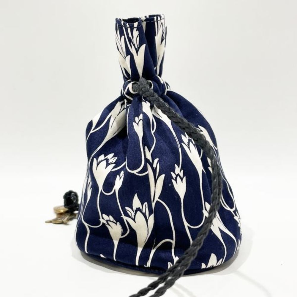 Celine Floral Pattern Drawstring Triomphe Heart M… - image 3